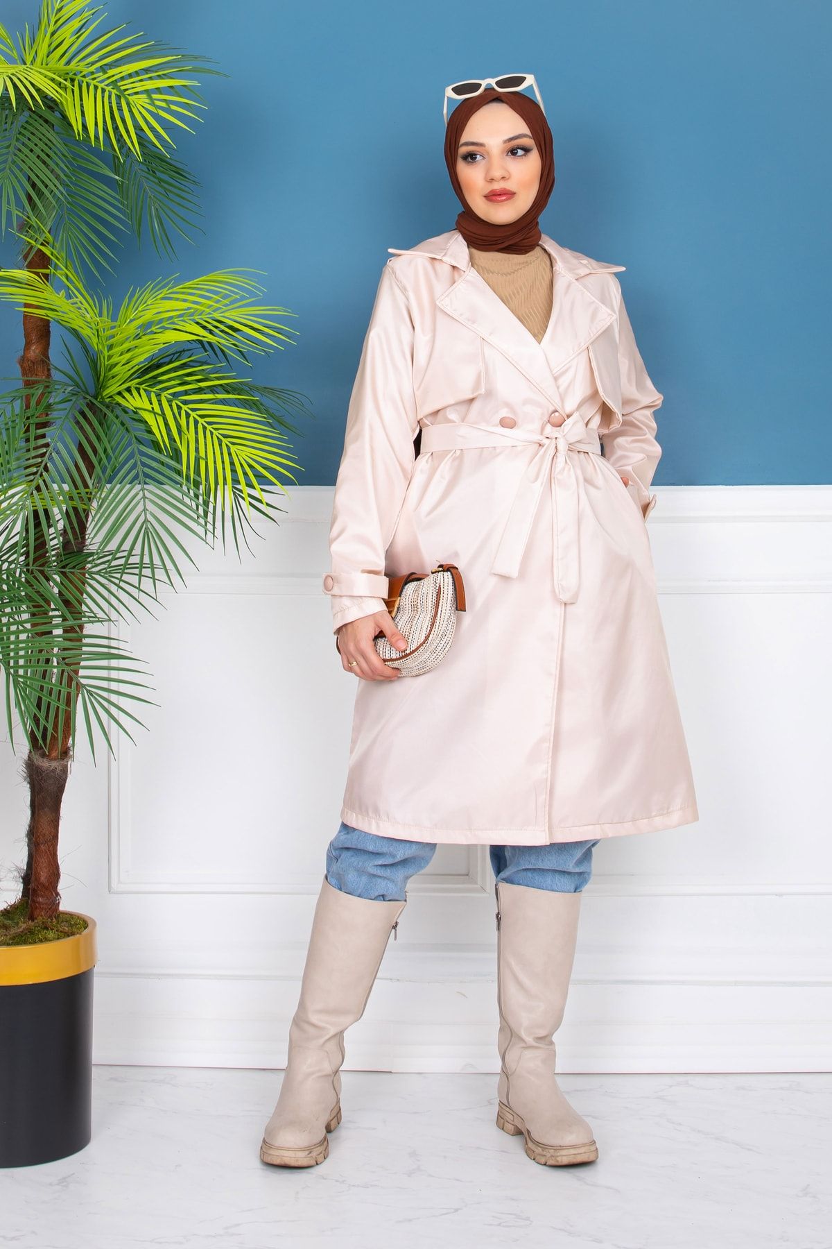 Womens lined clearance trench coat