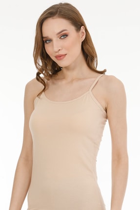 Onurel 3'lü Pamuklu Likralı Sade Atlet