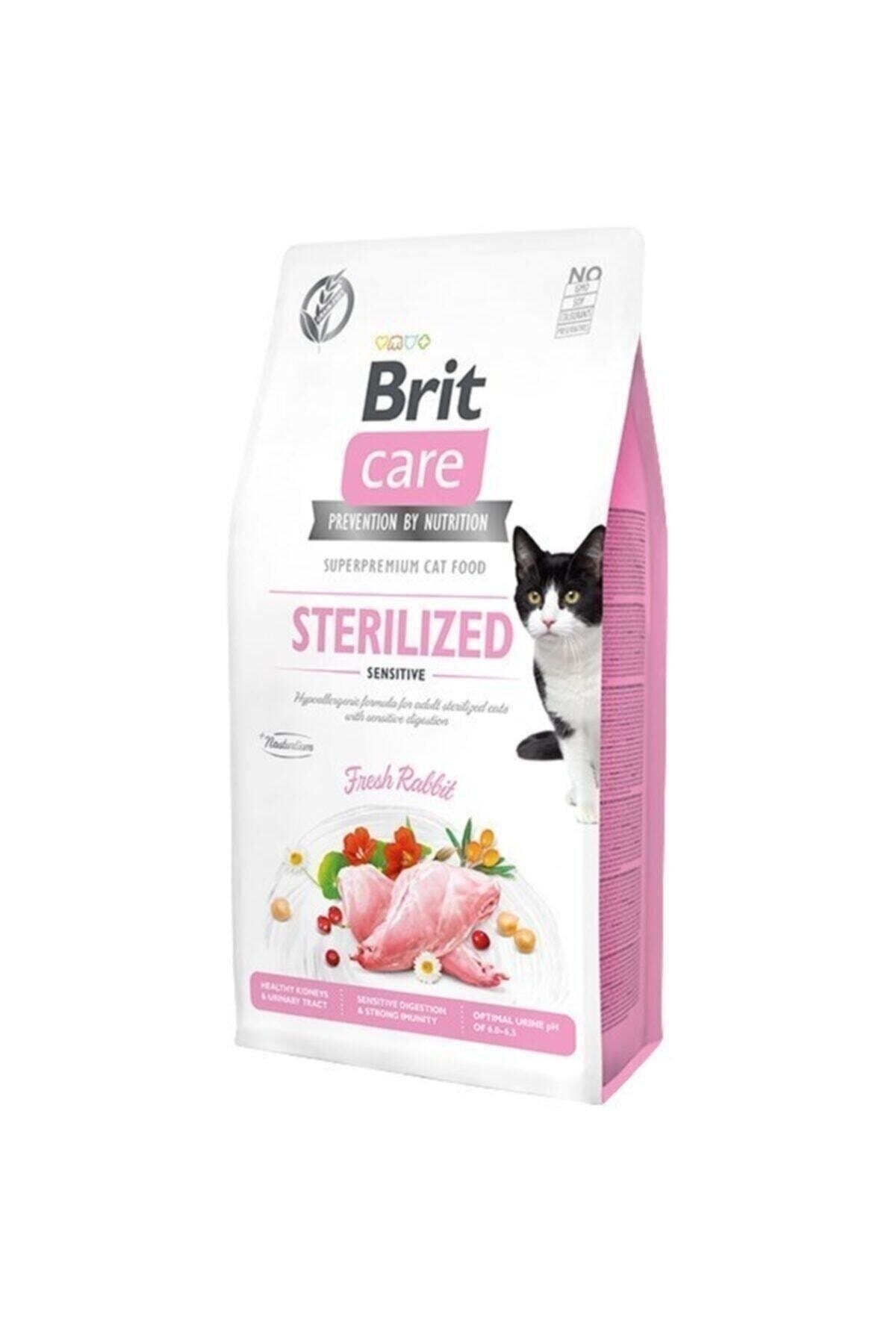 Brit Care Hipoalerjenik Sterilized Sensitive Tavşanlı Tahılsız Kısırlaştırımış Kedi Maması 7 Kg