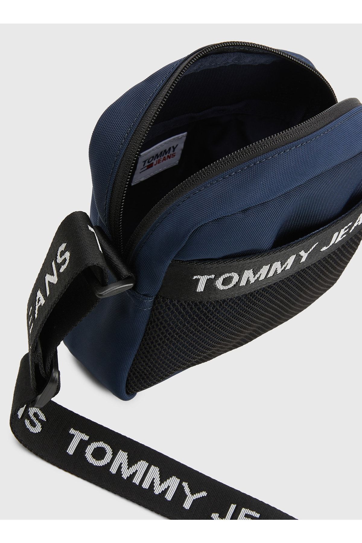کیف پیام رسان آبی مردانه 18x17x6 Navy Blue 's Zipper Postman Bag TJM Reporter Essential Tommy Hilfiger