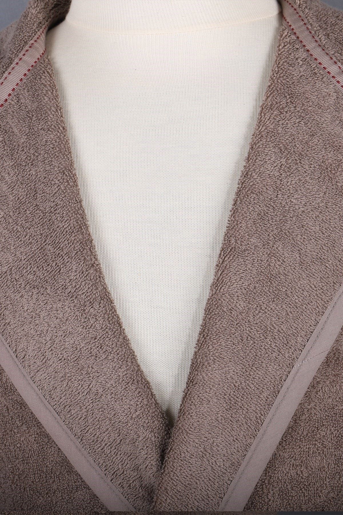 حوله تنپوش (روبدوشامبر) چند رنگ مردانه قهوه Ecosoft Bathy l اورجینال Ecocotton