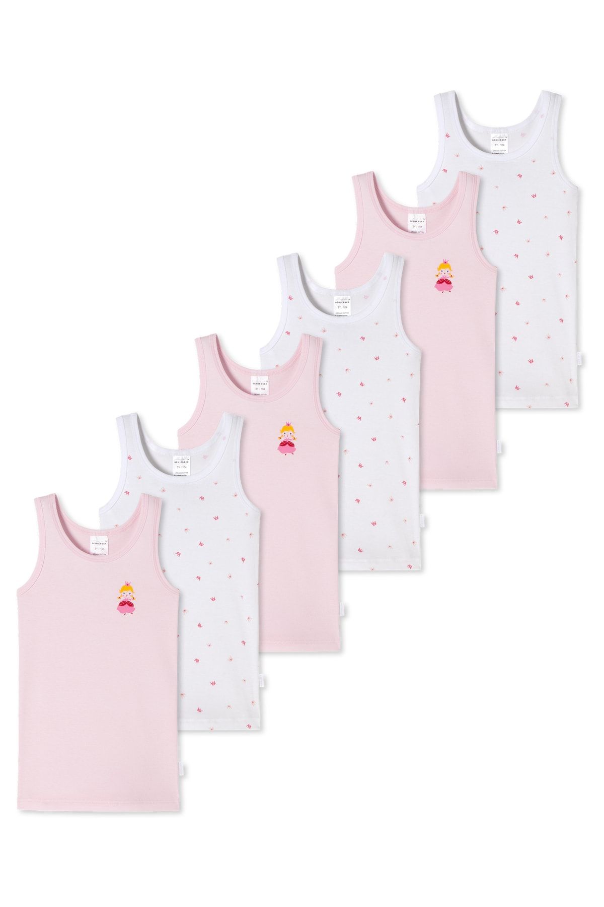 Schiesser Unterhemd Rosa Regular Fit Fast ausverkauft