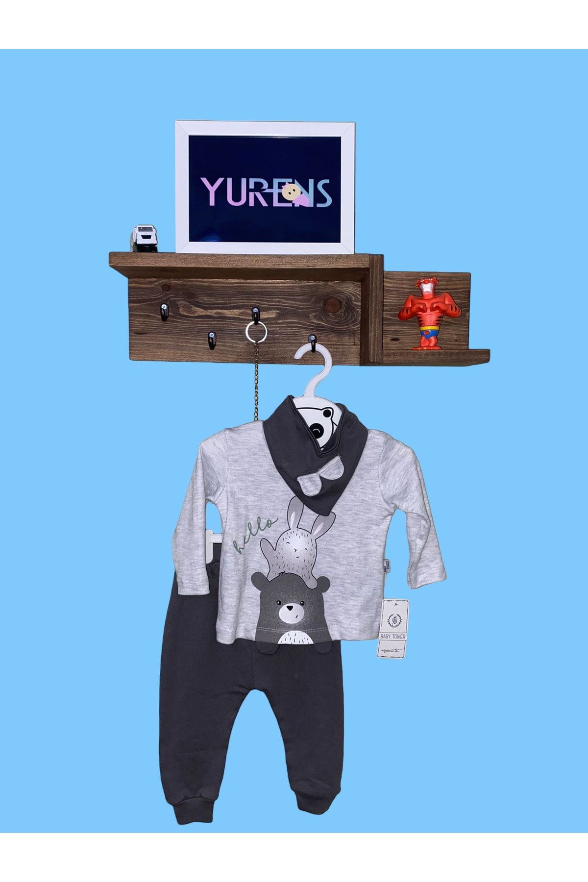 Babykokko Önlüklü Bebek Takım