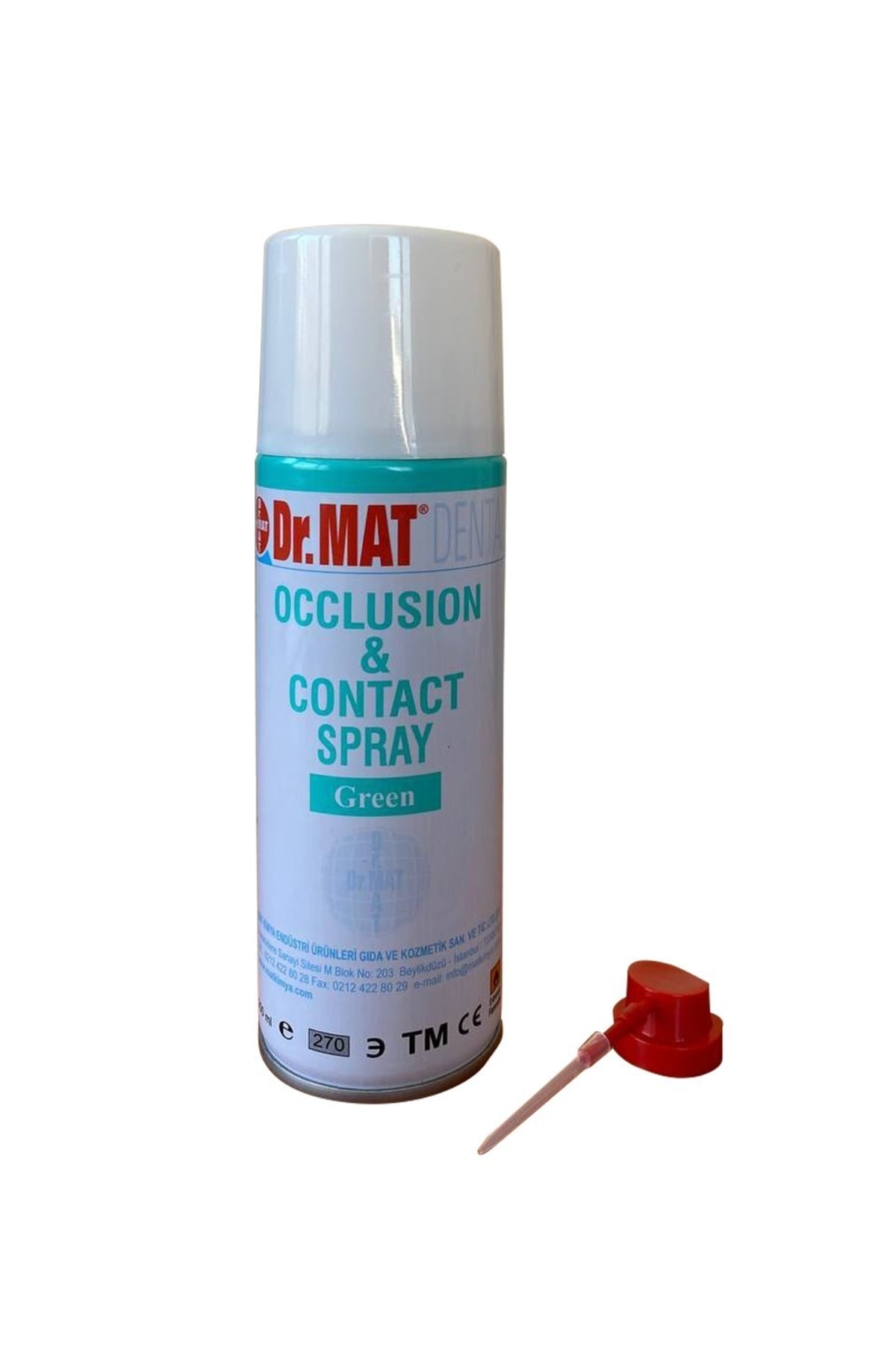 DR.MAT Dental Yeşil Occlusion Sprey 200 ml