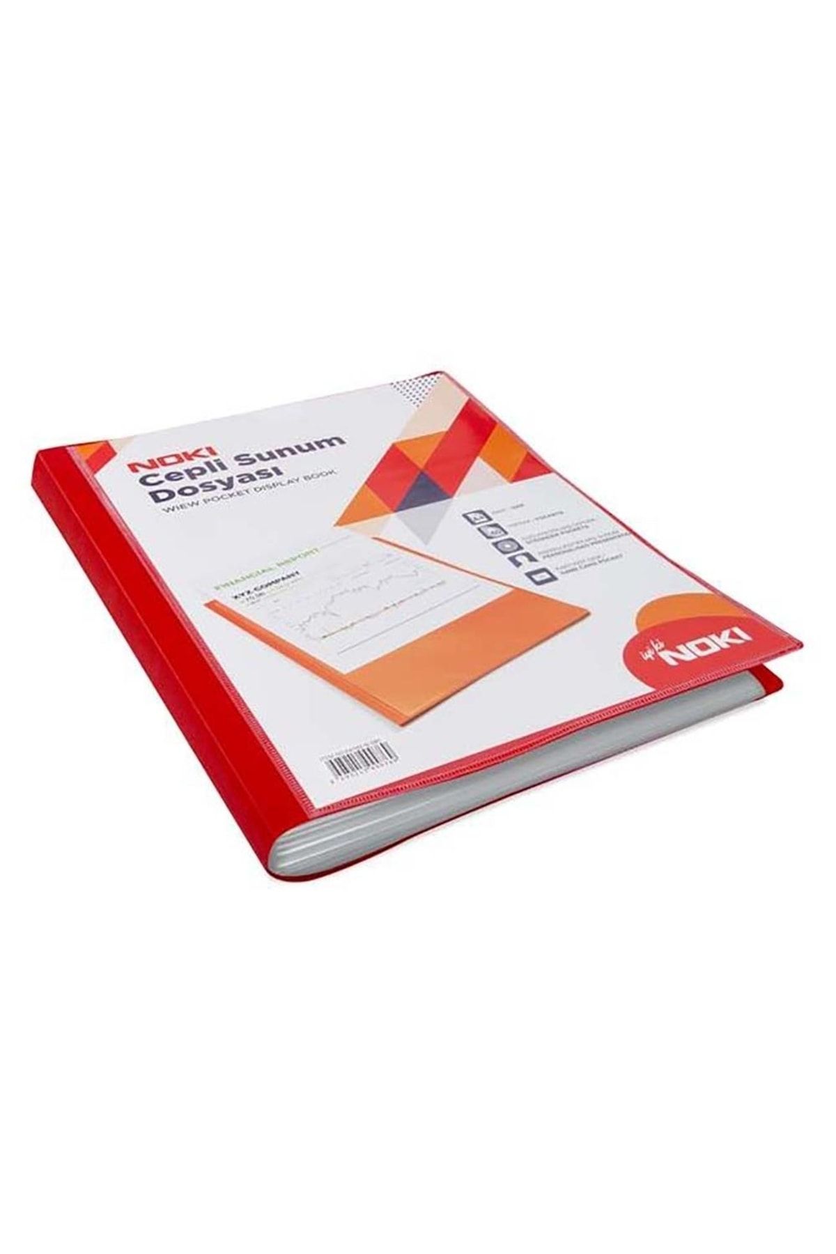 Noki-10 Mixed Color Presentation Binders with 30 Sheets Pockets 4