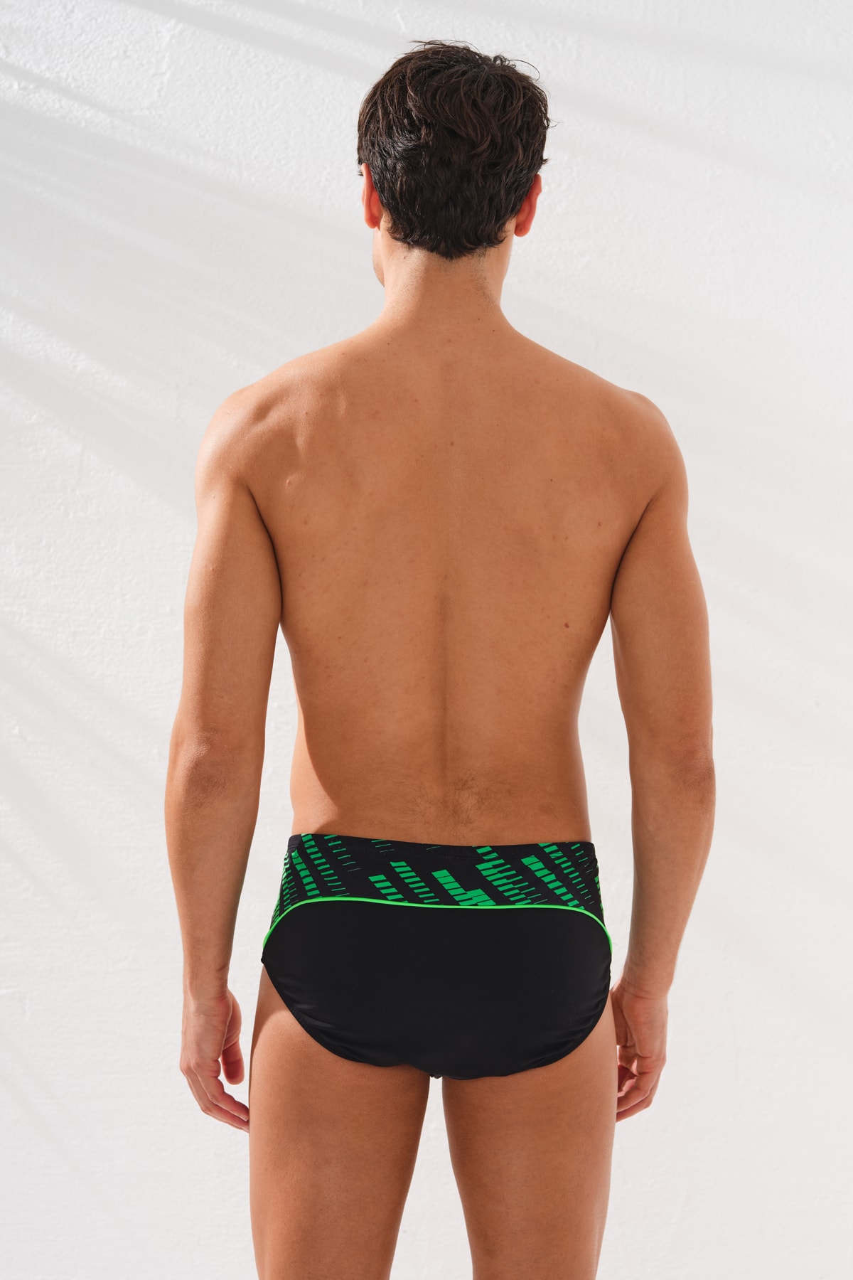 لباس شنا ماکسی مردانه مشکی، طرح‌دار ۲۳۱۷۰۱ مردانه    | پیر کاردین Pierre Cardin 231701 - تصویر 2