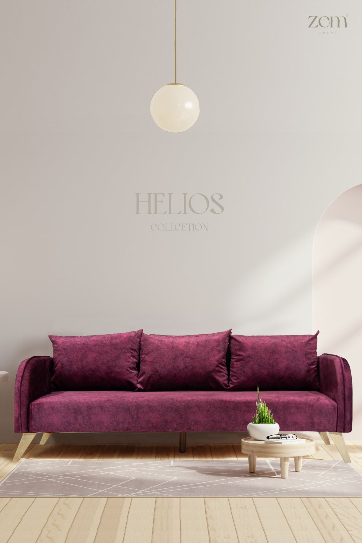 Zem Helios Vişne Kanepe