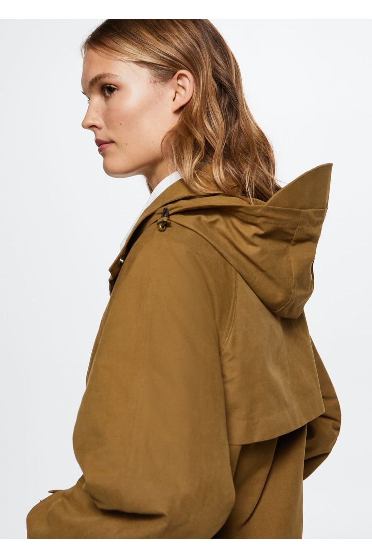 MANGO Woman-Wodoodporna parka z kurtką w środku 6