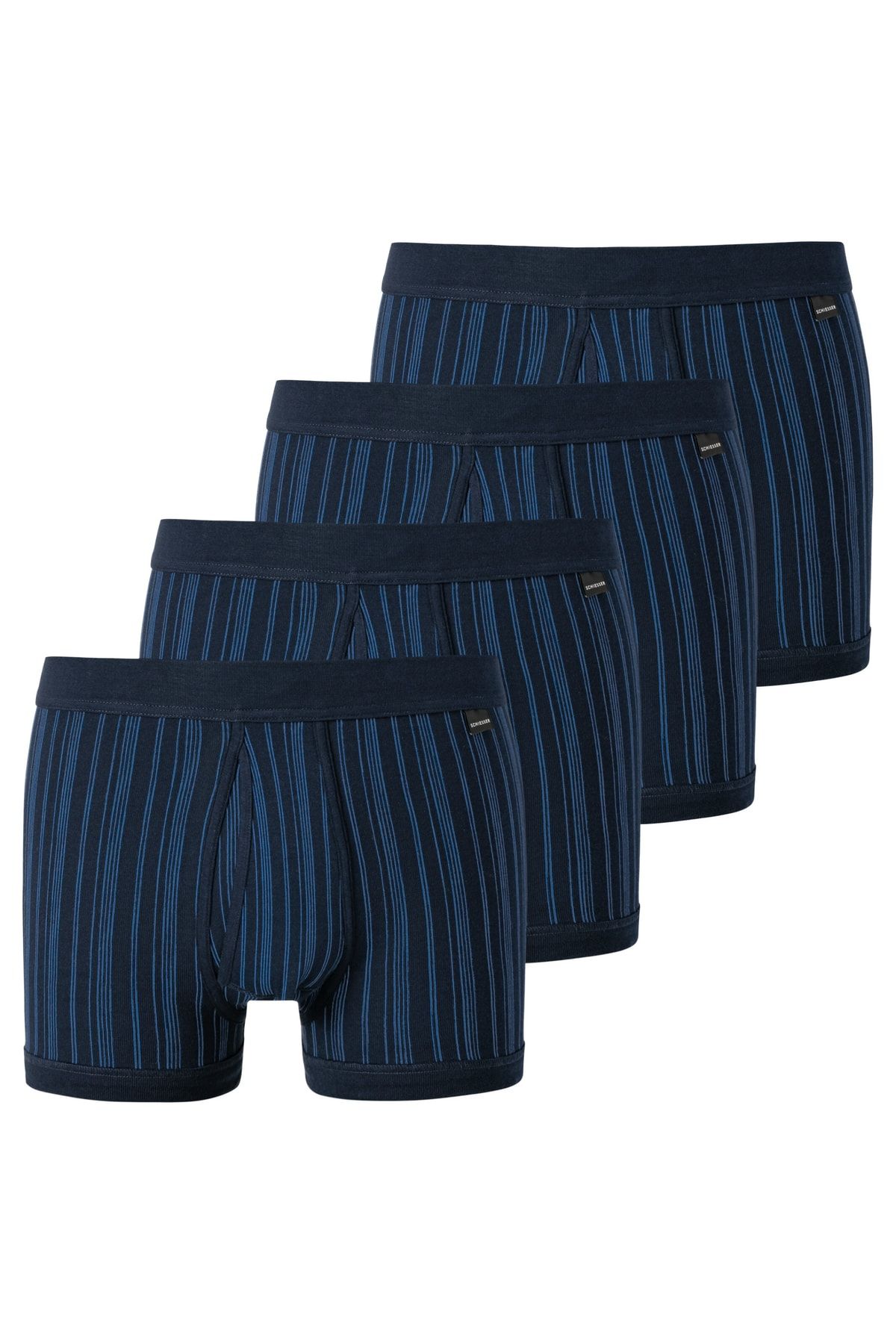 Schiesser Boxershorts Blau 4er-Pack Fast ausverkauft