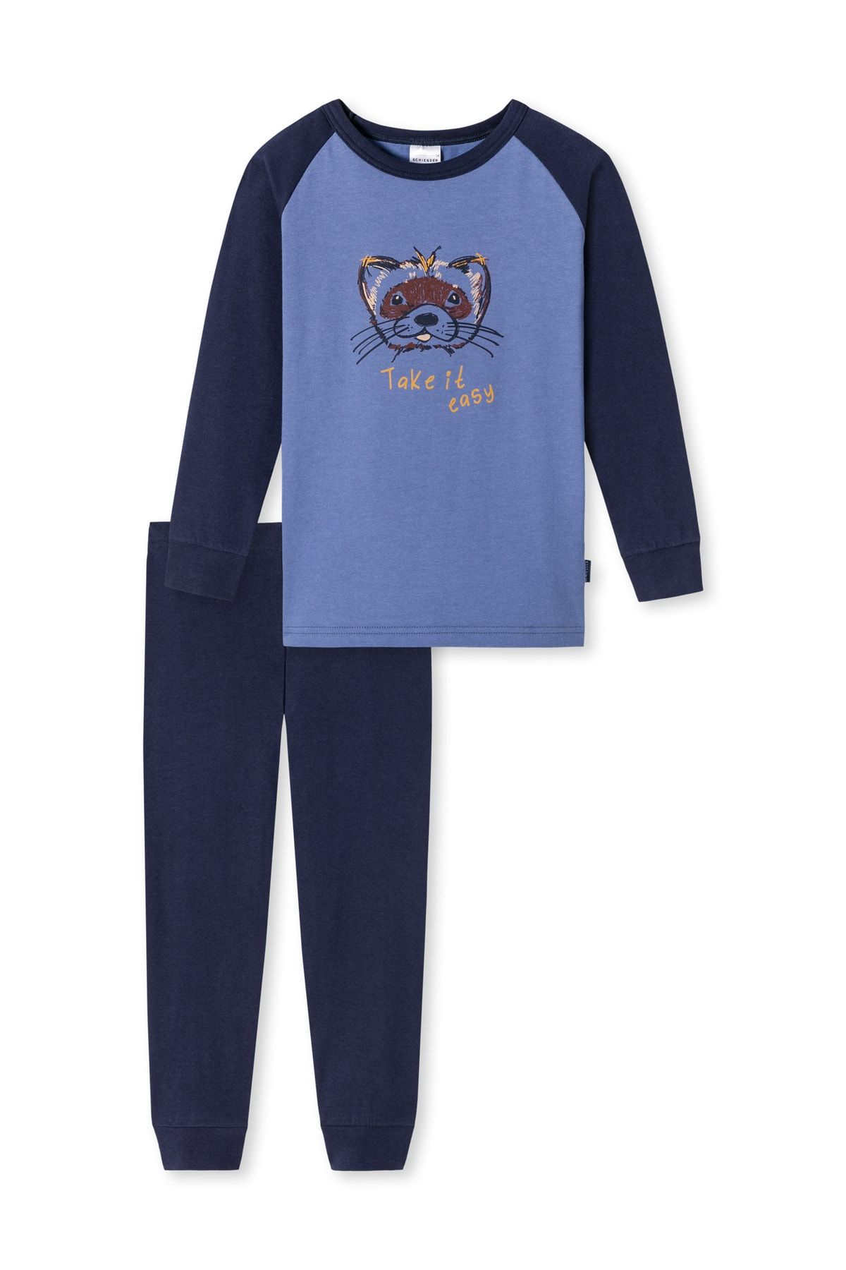 Schiesser Strampler Blau Regular Fit Fast ausverkauft