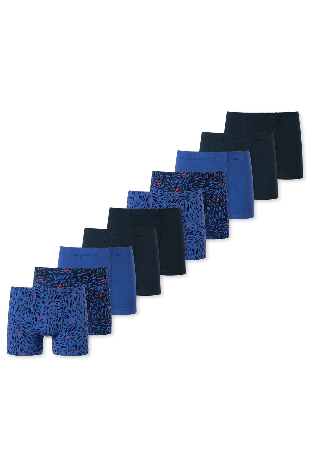 Schiesser Boxershorts Blau 10er-Pack Fast ausverkauft