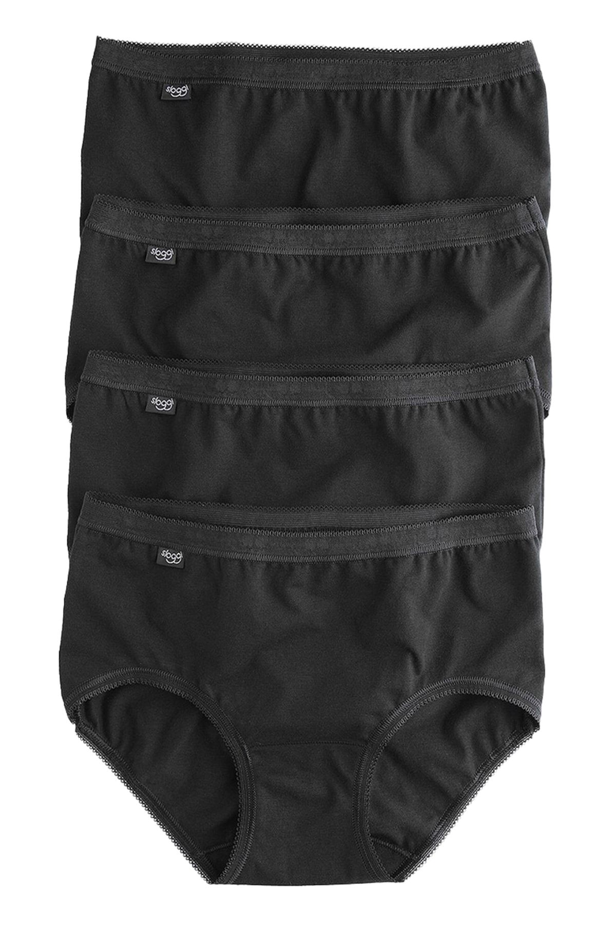 SLOGGI Slip Schwarz Unifarben