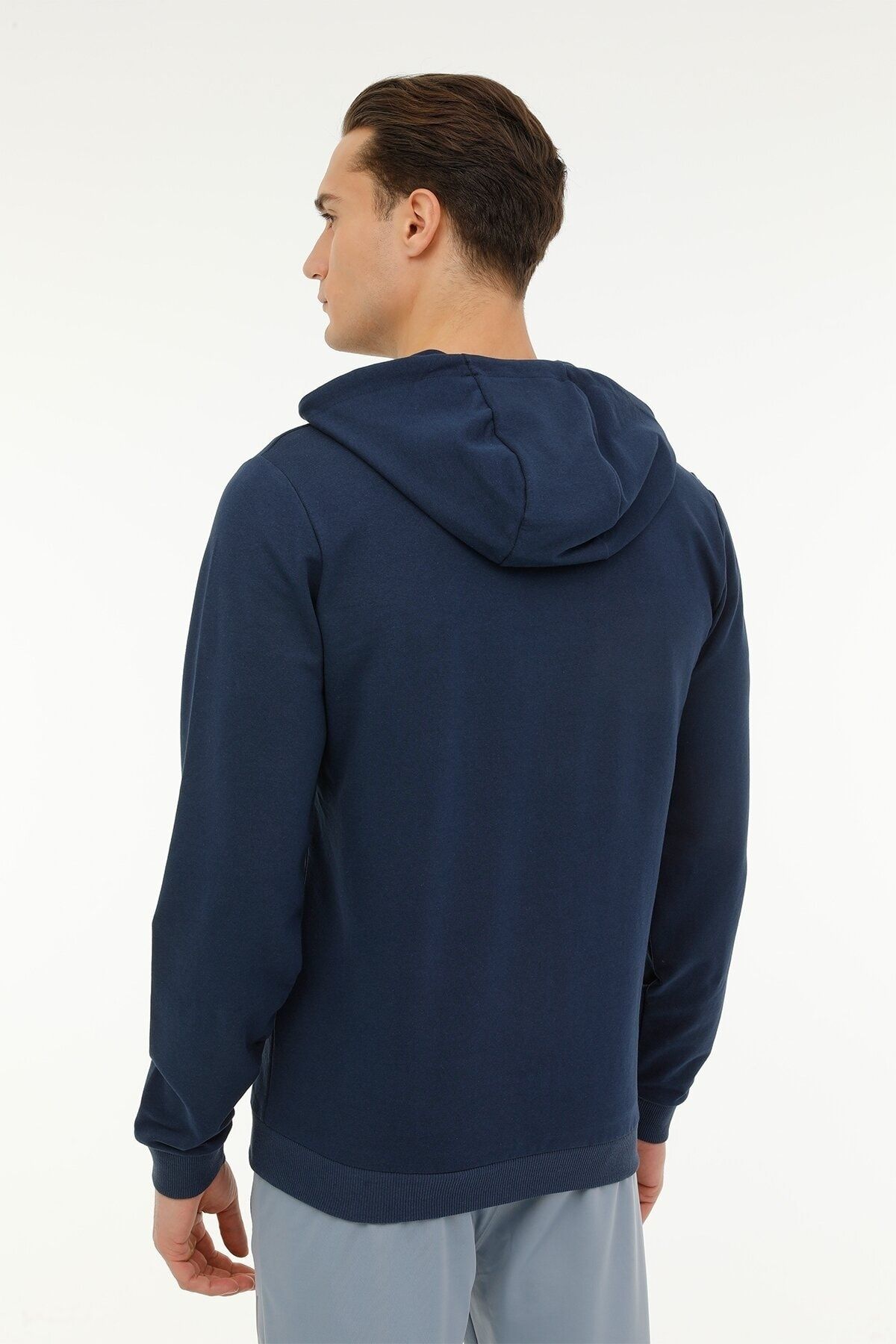 Navy blue tracksuit top hot sale