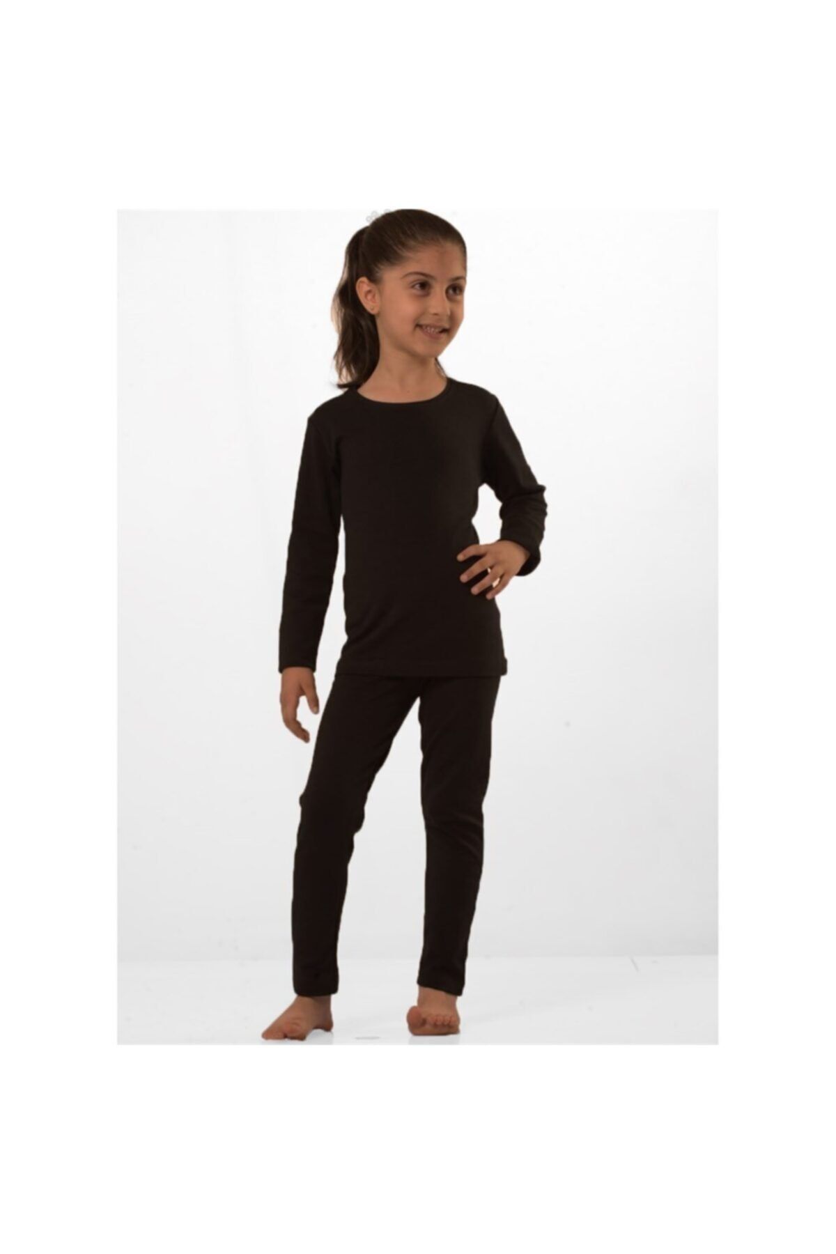 Girl thermal leggings top