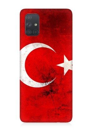 Samsung Galaxy A51 Uyumlu Silikon Kılıf Türkiye Bayrağı TKNSSGA511745