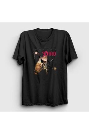 Unisex Siyah Beast Ronnie James Dio T-shirt 142875tt