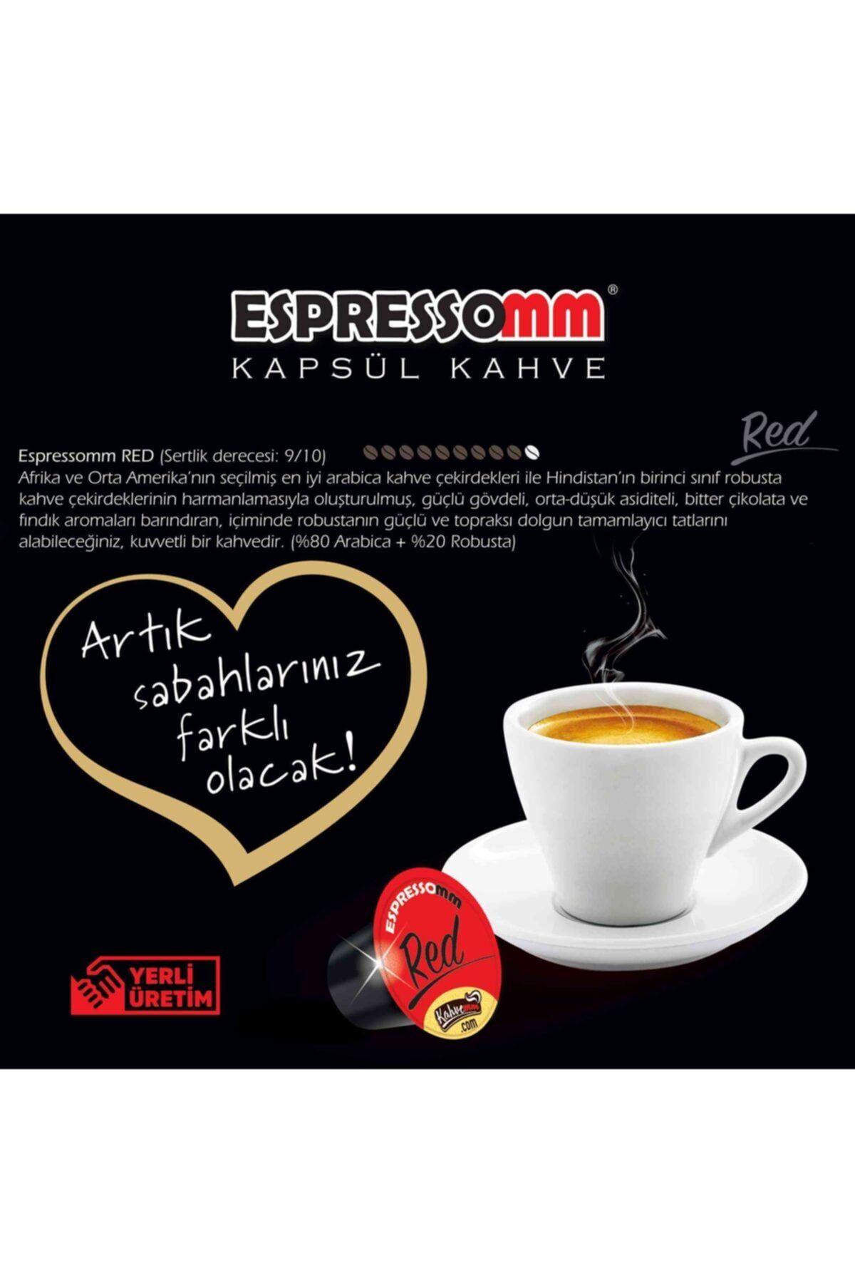 ESPRESSOMM-Nespresso Compatible Red Capsule Coffee (50 PCS) 5