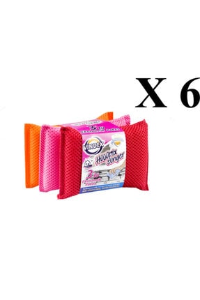 Genel Markalar Vindex Hüüüpix Sünger 3 Lü Ekonomik Paket