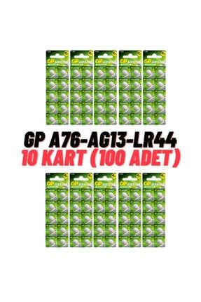 Gp A76-ag13-lr44 1.5v Alkalin Düğme Pil 100'adet Gp-Toplu-Lr44