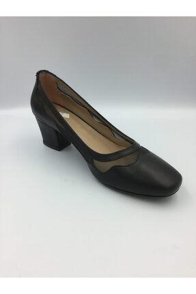 Kadın Siyah Topuklu Ayakkabı 00791-dncr