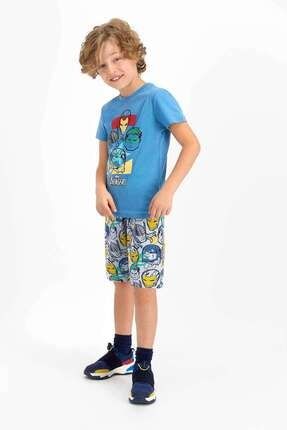Erkek Çocuk Bermuda Pijama Takım D4557-C-V2