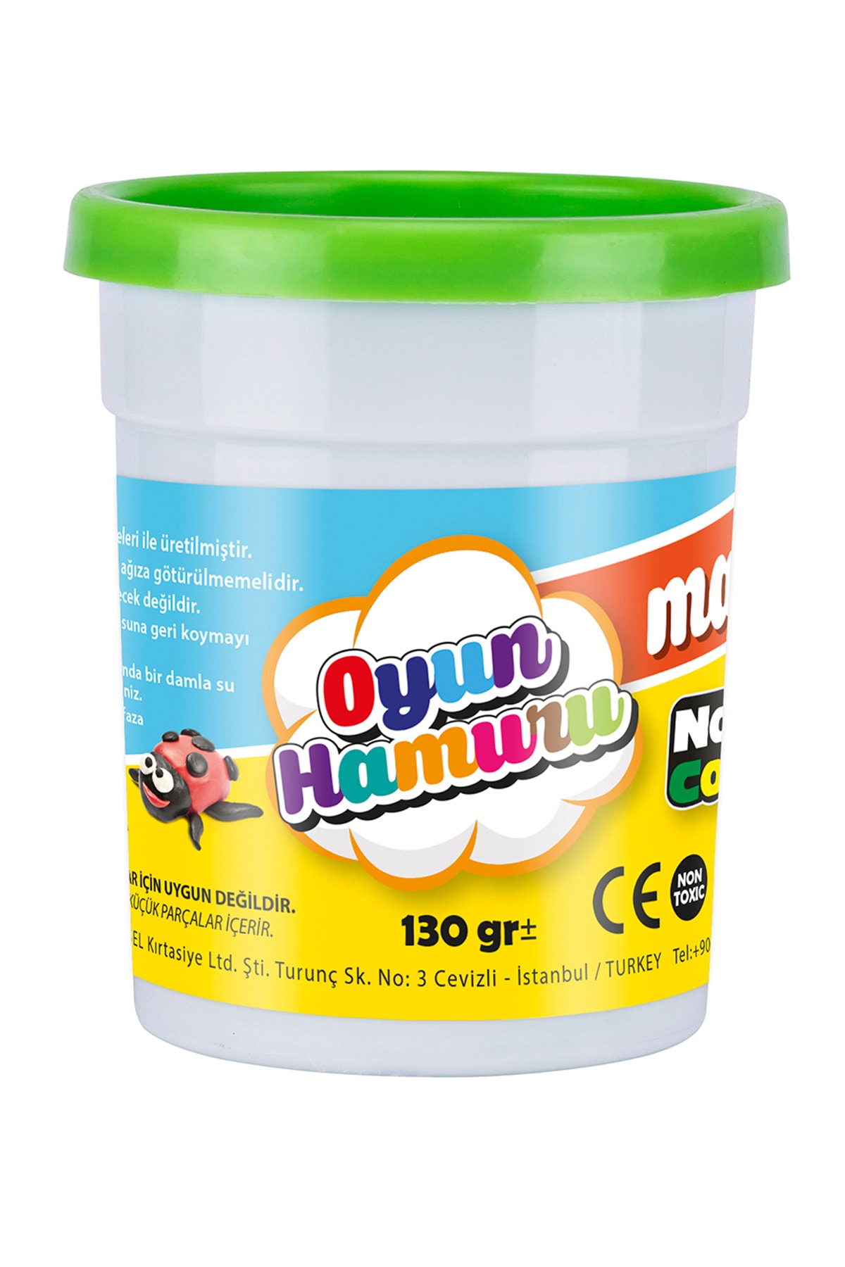 Nova Color Maxi Yeşil Renk Oyun Hamuru 130 gr
