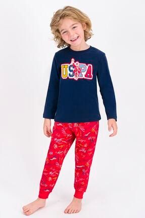 Erkek Çocuk Lacivert Pijama Takımı US712-C