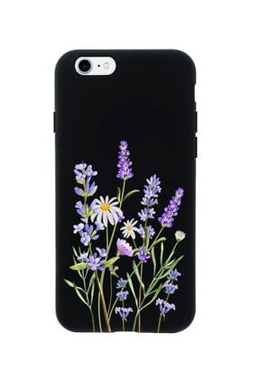 Iphone 7 Lavender Premium Siyah Lansman Silikonlu Kılıf MCIPH7LLVNT