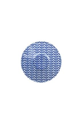 Blue Desen 5 Ergonomik Çay Tabağı - Mavi / 12 Cm EVİDEA9363