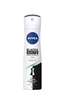 Invisible Black & White Fresh Kadın Deodorant Sprey 150 Ml 1005