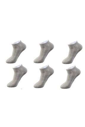Erkek Mevsimlik Bilek Hizalı Spor Patik Çorap 6'lı KMKShopspor6'lı