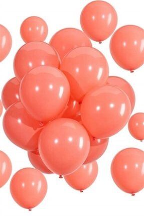 Mercan Rengi Balon Lateks 10 Adet balon26