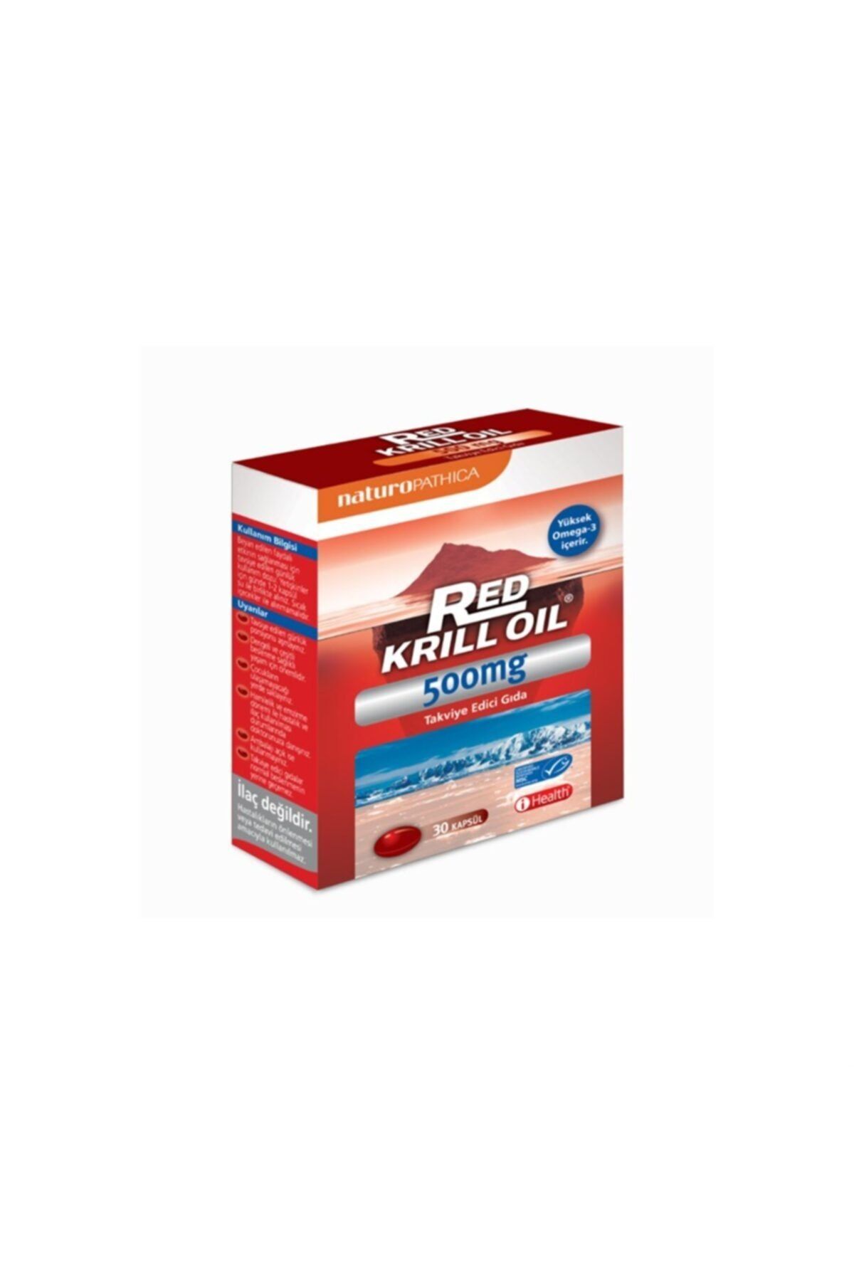 ihealth red krill oil omega 3 500mg