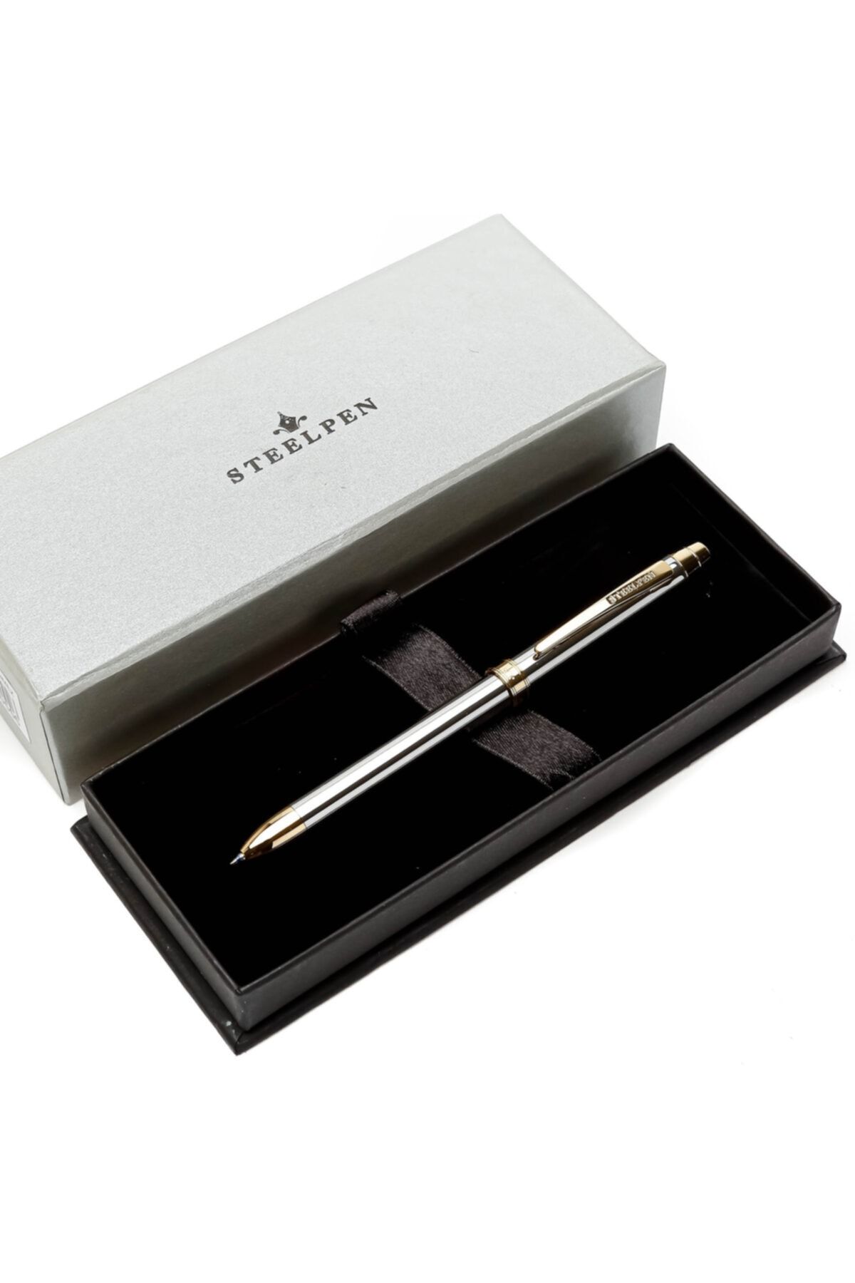 Steelpen-Custom Gold Chrome Multi Function Pen 1