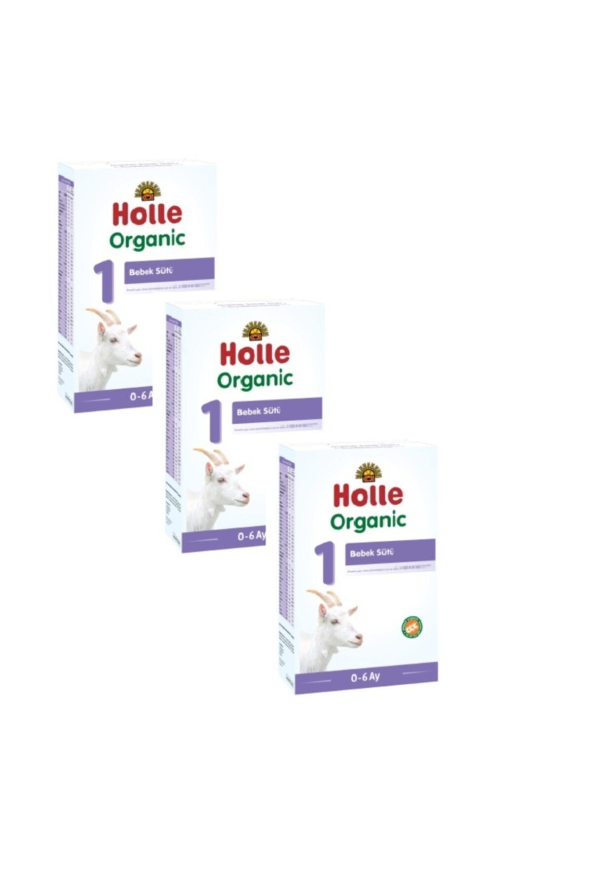 Holle 1 Organik Keçi Bebek Sütü 400 gr 3'lü Paket