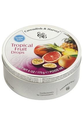 Tropik Şekersiz Meyve Aromalı Şeker 175 G Sugar Free Tropical sccavendishsekersiz