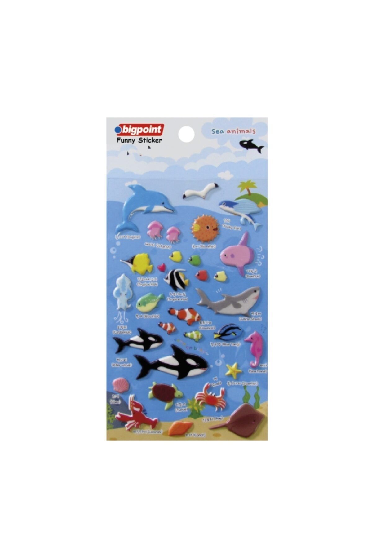 Bigpoint Autocolant Animale De Mare - One Size