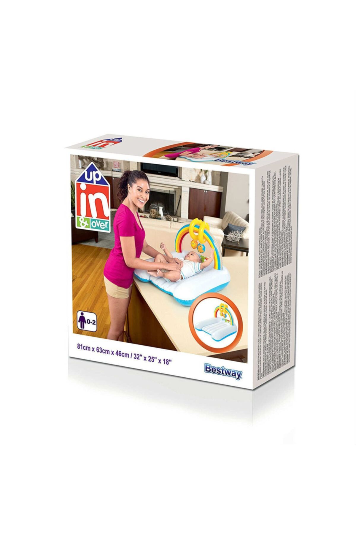 BESTWAY Bebek Şişme Alt Açma Değiştirme Yatağı Ve Portatif Oyun Matı SE9426