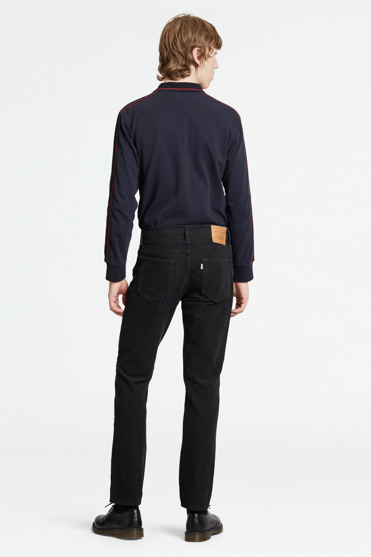 شلوار جین لیوایز مردانه مخملی مشکی  بافتنی Slim Fit/اسلیم فیت فاق نرمال   Slim/اسلیم فیت Daily/روزانه | Levi's 04511-3857 - تصویر 3