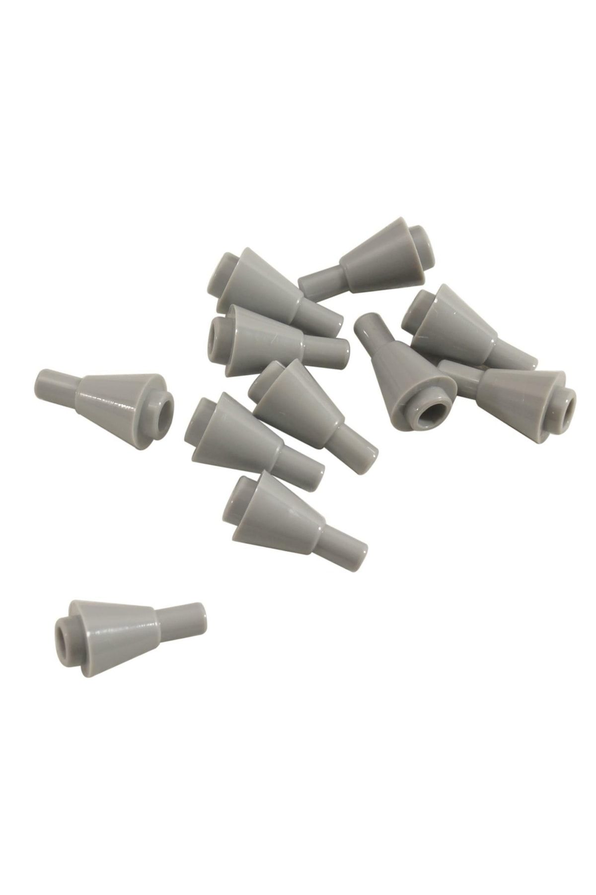 LEGO-Original Accessory Custom Minifigure Ice Cream Cone Cone 1 X 1 Cone Light Gray 2 Pieces to Send 1