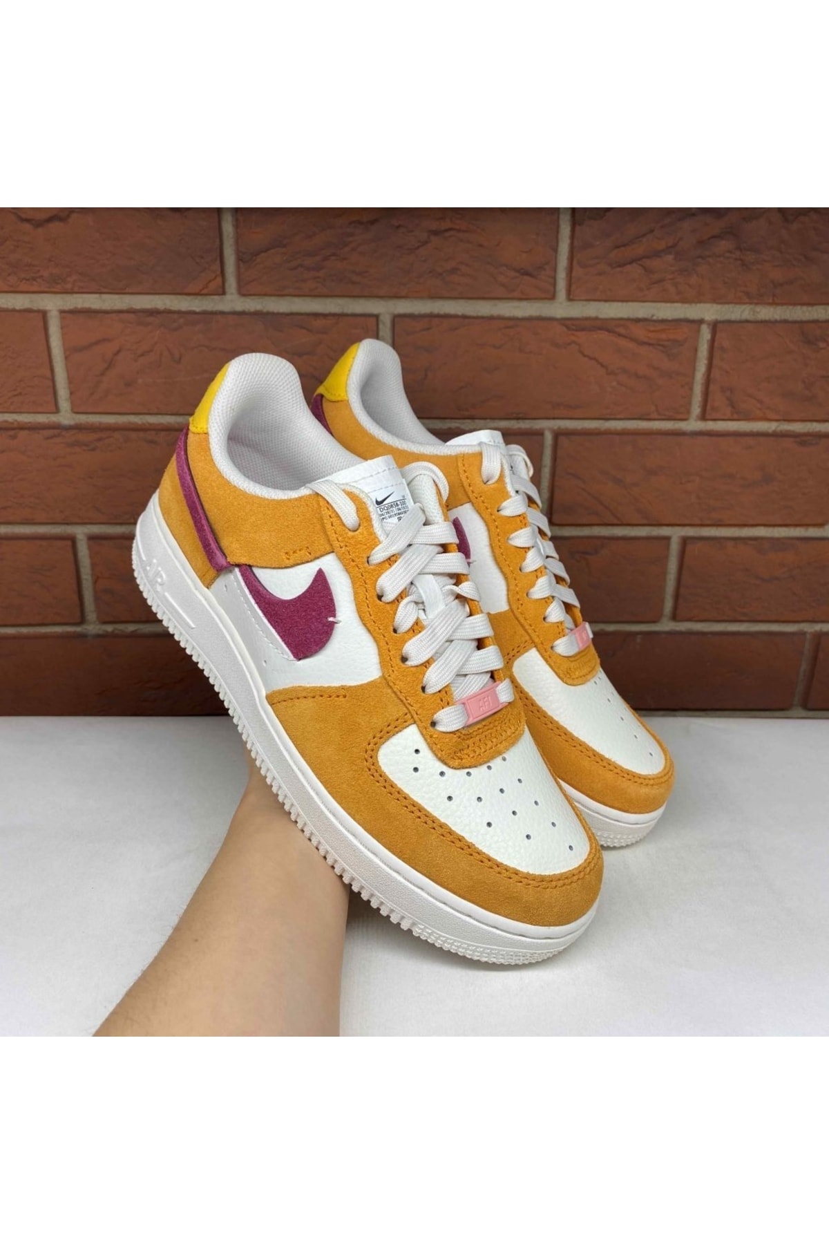 Air Force 1 Lxx Orange Maroon Dq0858-100 Nike نایکی اورجینال - تصویر 5