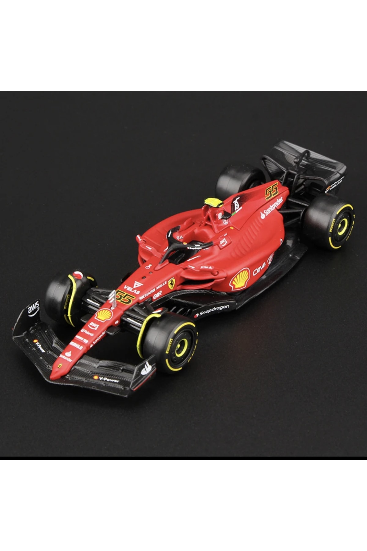 BBURAGO 1:43 Ferrari F1-75 #55 Carlos Sainz Formula 1