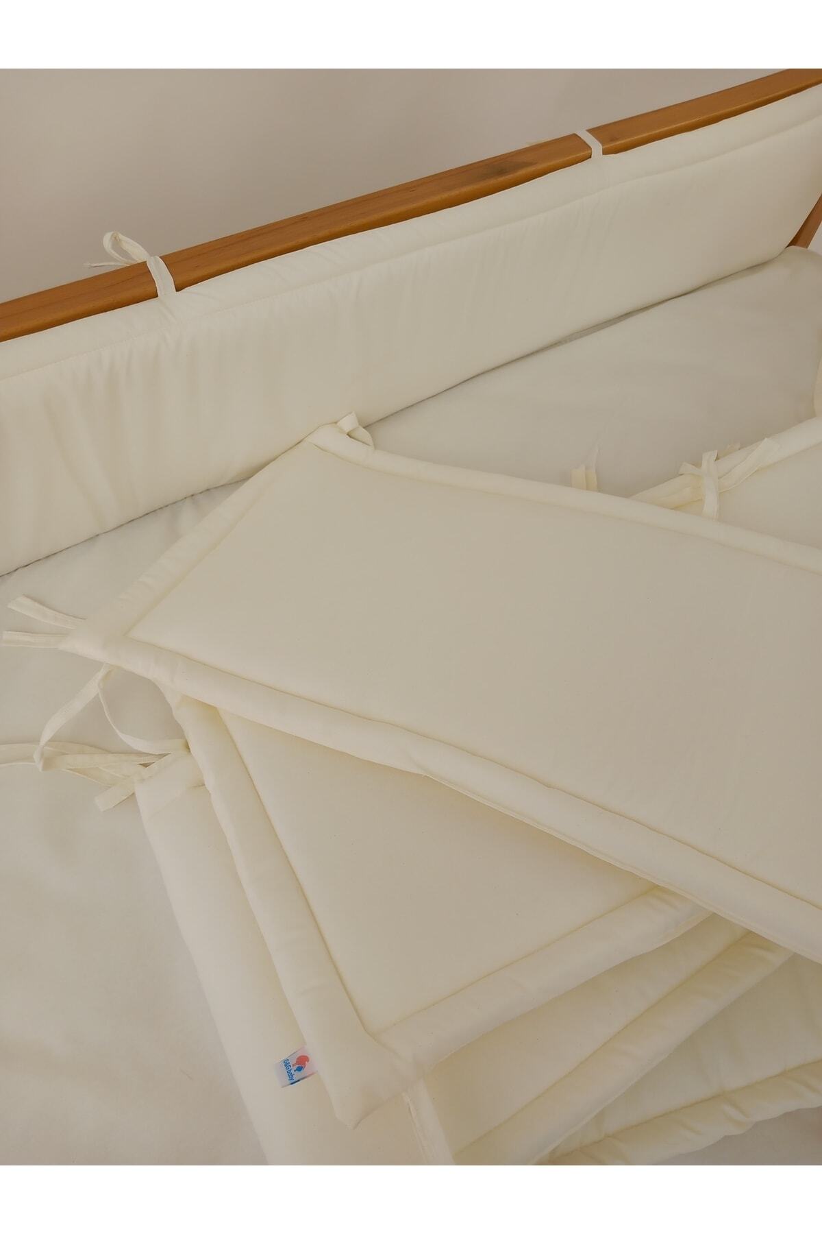 G&G baby 90x190 Cm Montessori Yataklar Için Yan Koruma Seti Ekru fotoğrafı 2 (önizleme)