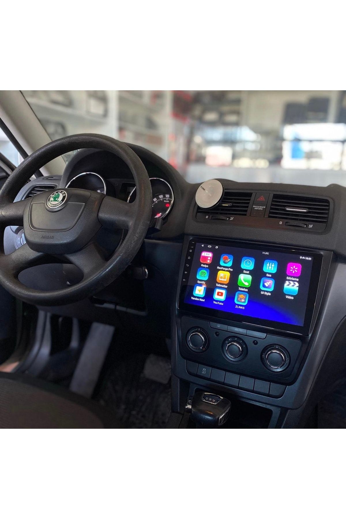 HİFİAUDİO-Skoda Yeti Carplay Android Multimedia 2 GB Ram 32 GB Memory 4