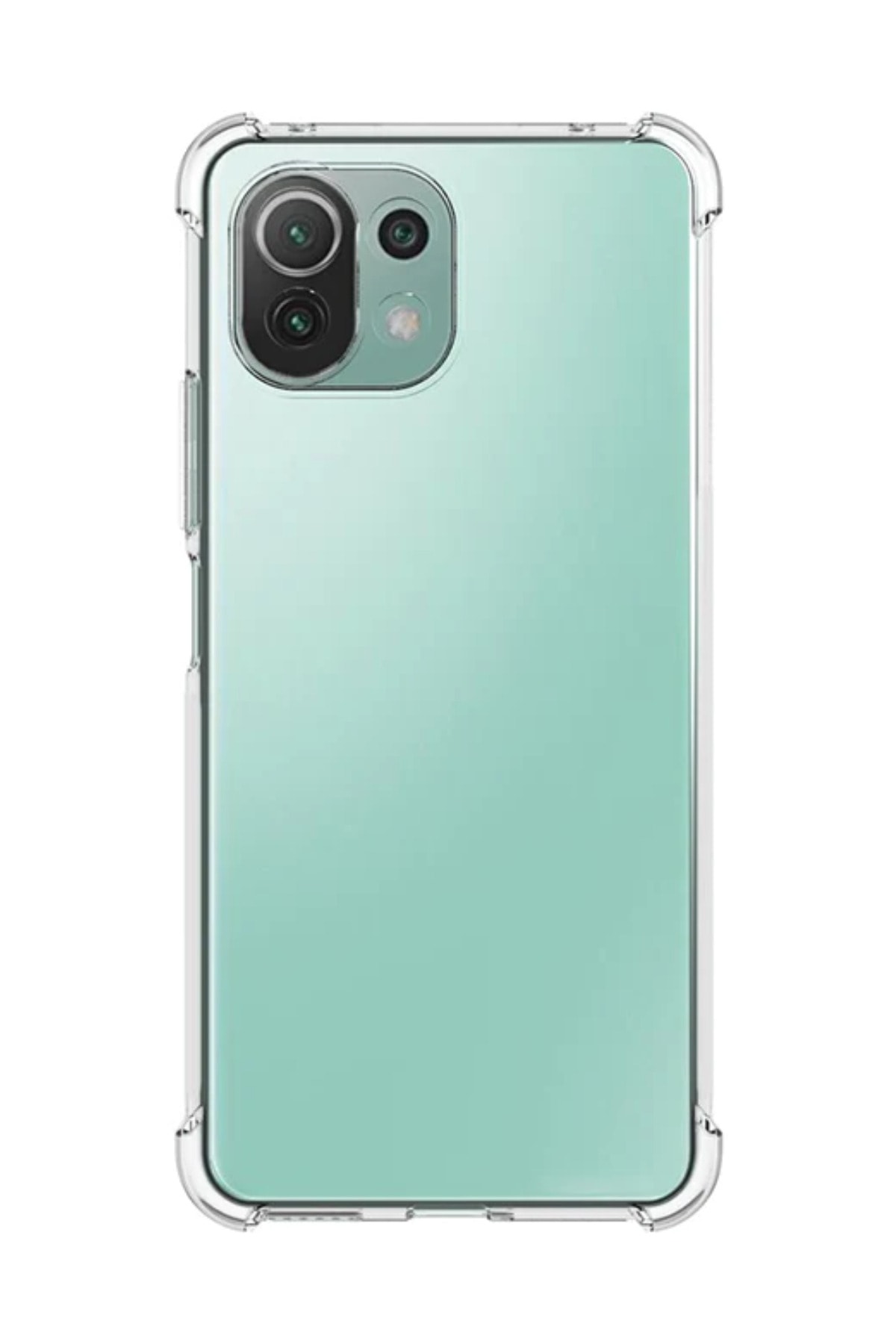 Xiaomi Mi 11 Kapak Köşe Korumalı AirBag Antishock Şeffaf Silikon Kılıf