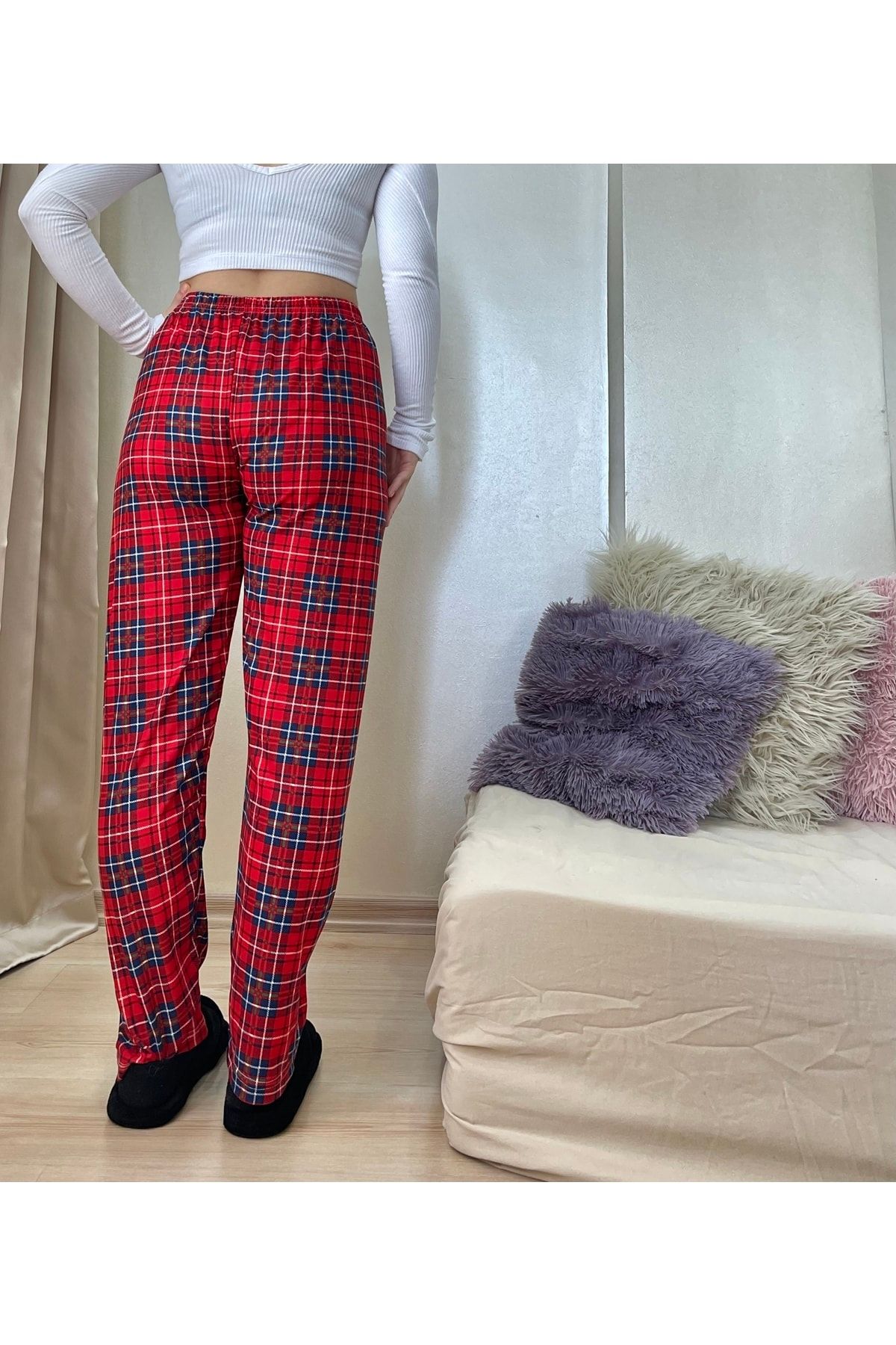 Womens plus size on sale flannel pajama pants