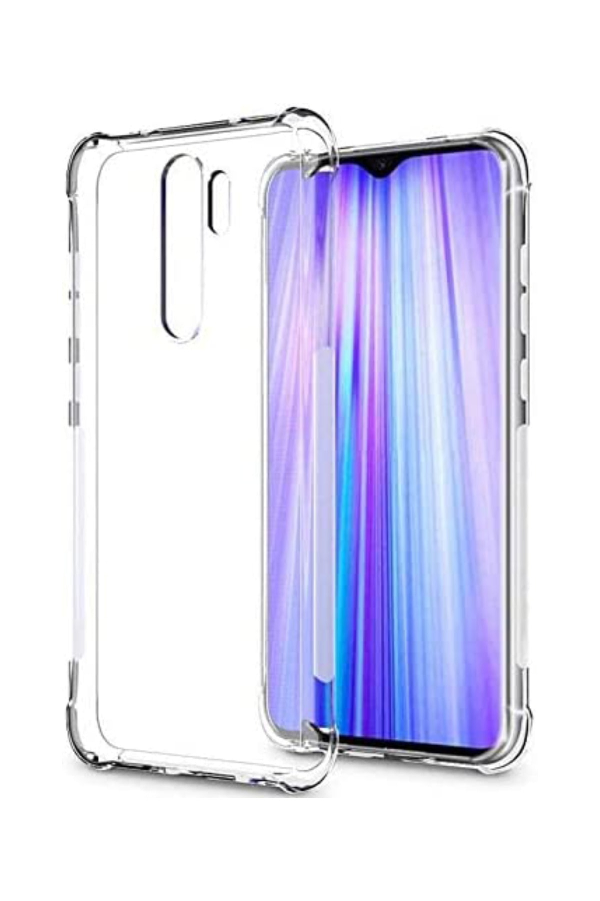 Oppo A9 2020 Kapak Köşe Korumalı AirBag Antishock Şeffaf Silikon Kılıf