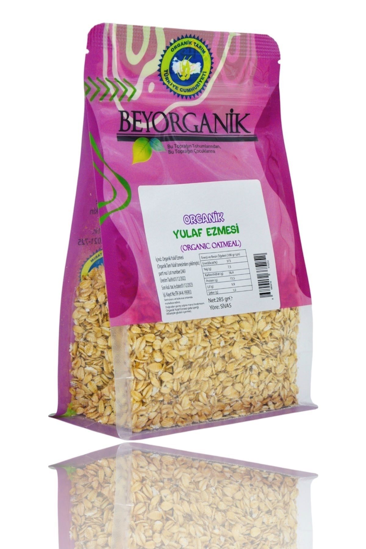 BEYORGANİK Yulaf Ezmesi-285g