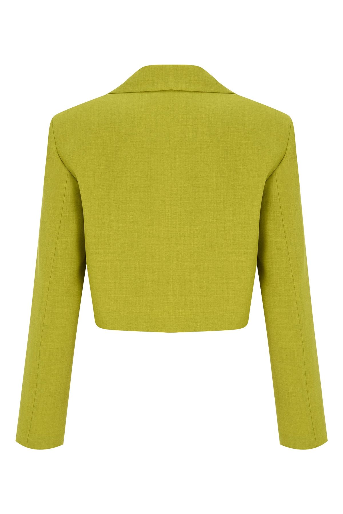 Lime green cropped store jacket