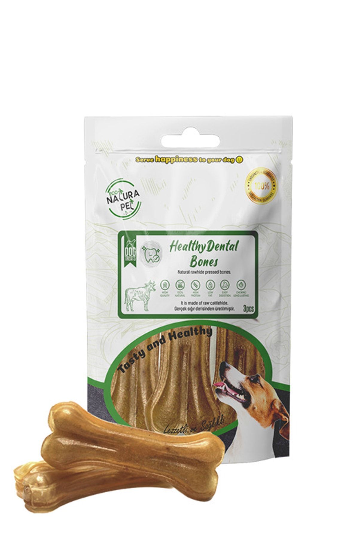 Natural on sale rawhide bones